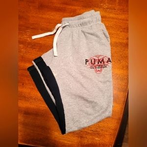 Men's puma joggers, size large.